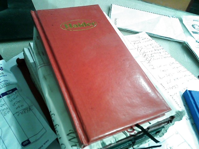 ED HAIDER NOTE BOOK