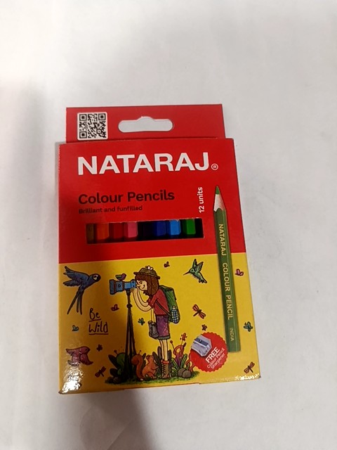 NATARAJ SMALL 12 COLOUR PENCIL