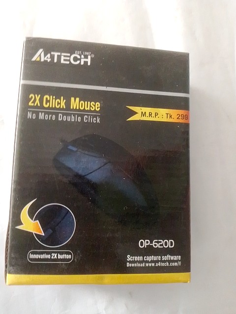 A4 TECH 2 NO MOUSE OP-6200(USB BLACK)