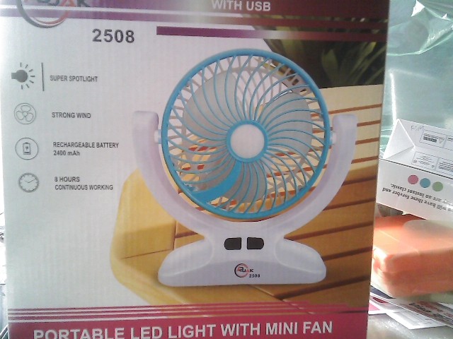AB JAK 2508 RECHARGEABLE FAN