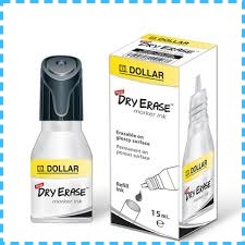 DOLLAR DRY ERASE BOARD MARKER INK  15 ML