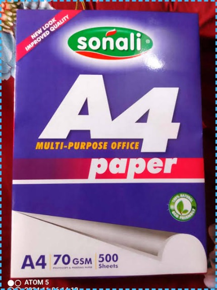 SONALI PAPER 70 GSM A4 SIZE