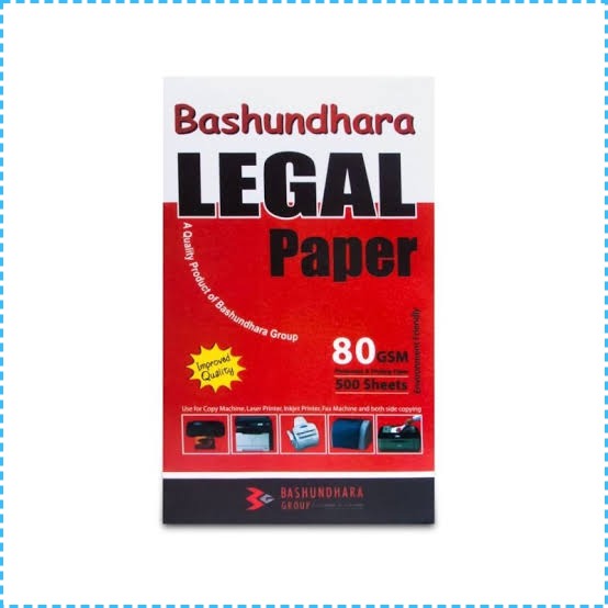BASHUNDHARA LEGAL 80 GSM PAPER