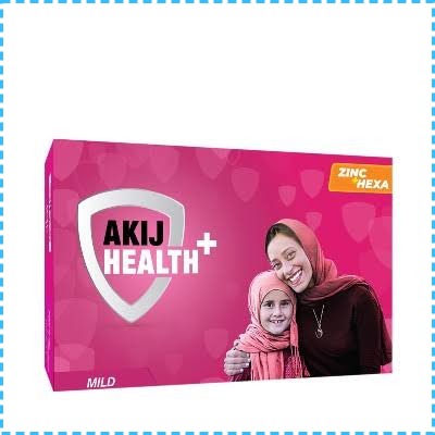 AKIJ HEALTH PLUS ANTIBACTERIAL SOAP MILD 100 GRAM HEALTHCARE AND HYGIENE LTD.